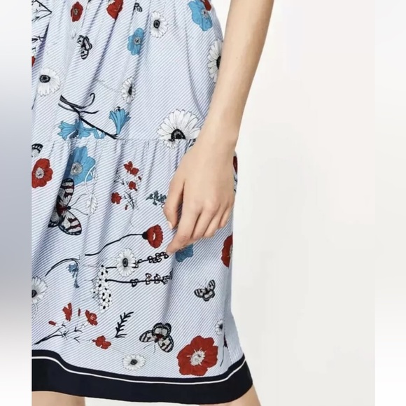 Zara Dresses & Skirts - Zara Floral A-Line Skirt